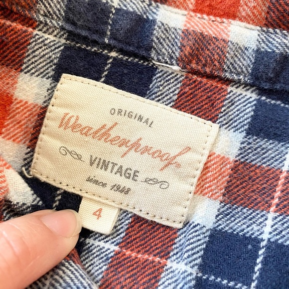 Boys Weatherproof Flannel Shirt - Picture 6 of 6